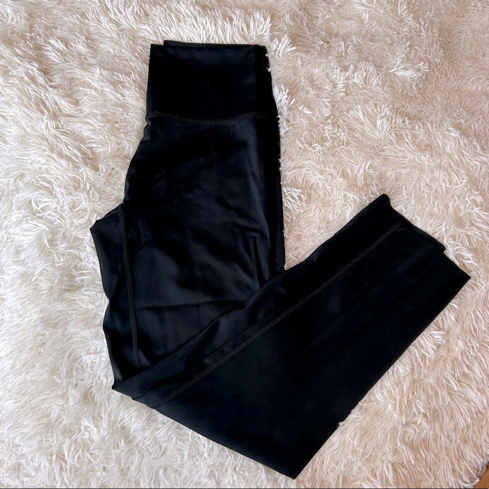 AERIE Offline - Black Leggings, Size: M, Feel: Next to Skin